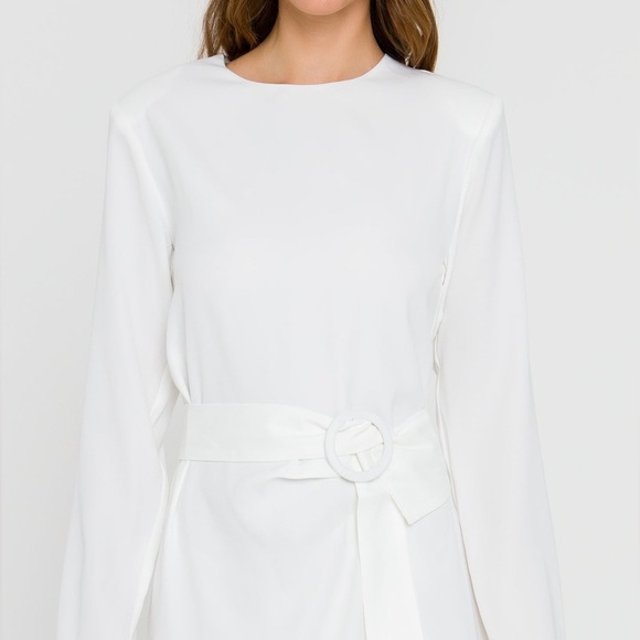 NEW Endless Rose Draped Dress with Belt Size M - Picture 3 of 14